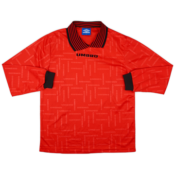 1990s Umbro Template L/S Shirt - 10/10 - (L)