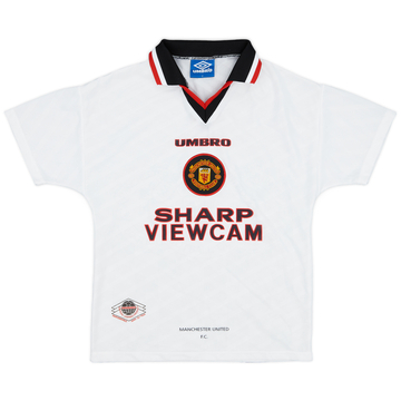 1996-97 Manchester United Away Shirt - 8/10 - (XL.Boys)