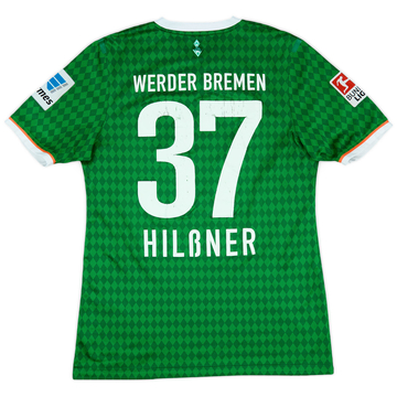 2013-14 Werder Bremen Match Issue Home Shirt Hilßner #37