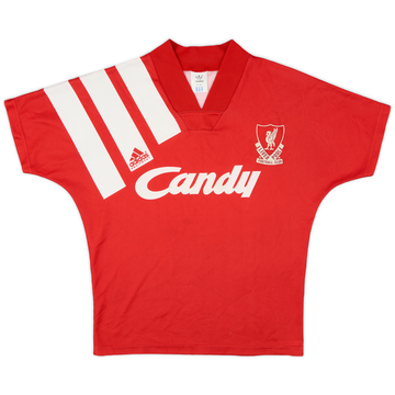 1991-92 Liverpool Home Shirt - 8/10 - (M.Boys)