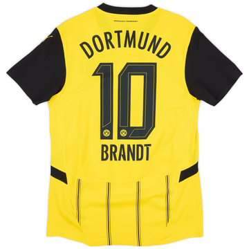 2024-25 Borussia Dortmund Authentic Home Shirt Brandt #10