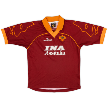 1999-00 Roma Home Shirt - 8/10 - (L.Boys)