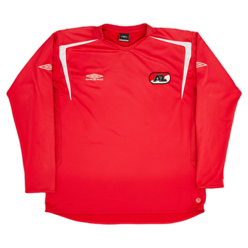 2005-06 AZ Alkmaar Home L/S Shirt - 6/10 - (XL)
