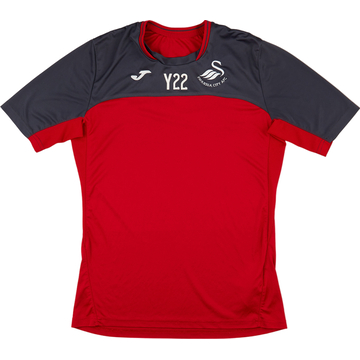 2018-20 Swansea Player Issue Joma Training Shirt #Y22 - 8/10 - (L)