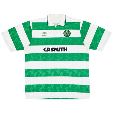 1989-91 Celtic Home Shirt - 8/10 - (L)