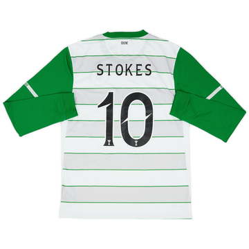 2011-12 Celtic Away L/S Shirt Stokes #10 - 8/10 - (M)