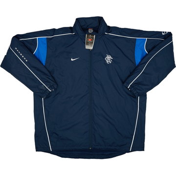 2001-02 Rangers Nike Padded Jacket - (XL)