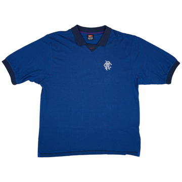1999-00 Rangers Nike Polo Shirt - 9/10 - (XL)