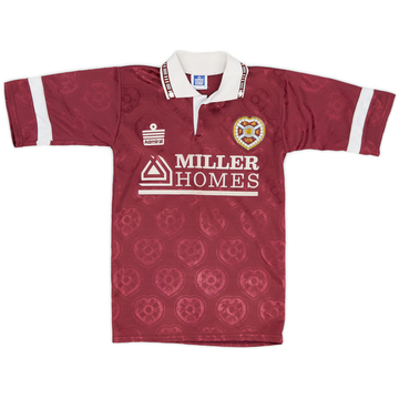 1991-92 Hearts Home Shirt - 9/10 - (XS.Boys)