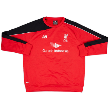 2015-16 Liverpool New Balance Sweat Top - 6/10 - (XL)