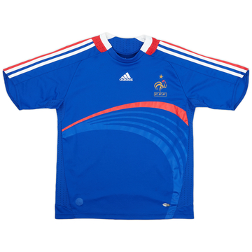 2007-08 France Home Shirt - 8/10 - (M.Boys)