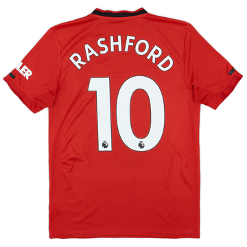 2019-20 Manchester United Home Shirt Rashford #10 - 6/10 - (S)