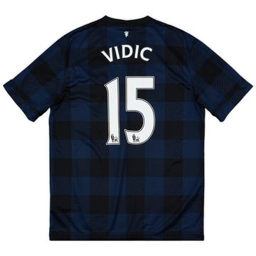 2013-14 Manchester United Away Shirt Vidic #15