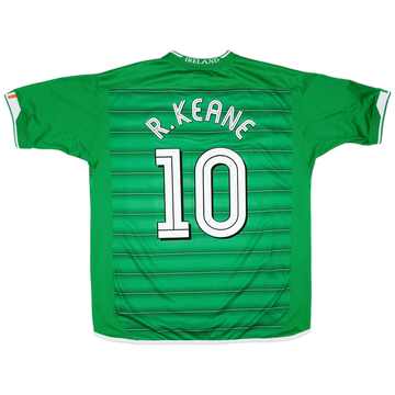2003-04 Ireland Home Shirt R.Keane #10VS