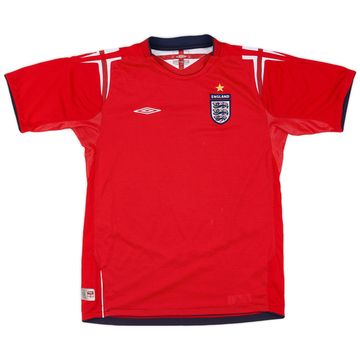2004-06 England Away Shirt - 8/10 - (XL.Boys)