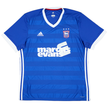 2017-18 Ipswich Home Shirt - 8/10 - (XL)
