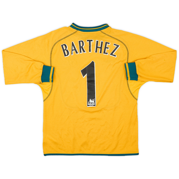 2000-02 Manchester United GK Shirt Barthez #1 - 5/10 - (L.Boys)