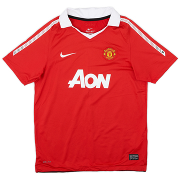 2010-11 Manchester United Home Shirt - 6/10 - (L.Boys)