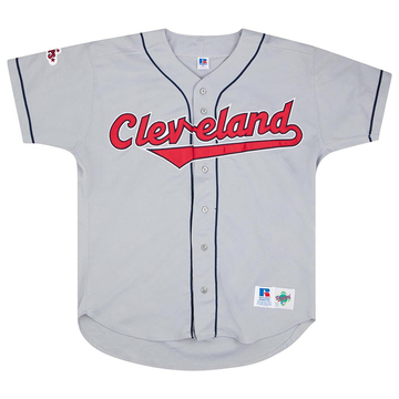 1998 Cleveland Indians Authentic Russell Athletic Jersey (Away) XL