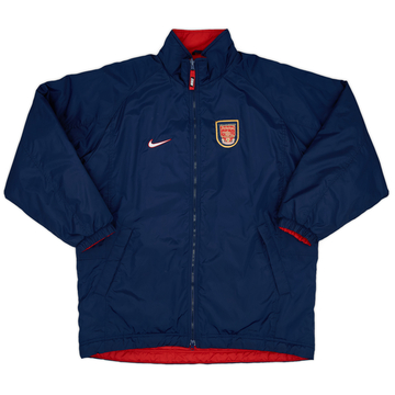 1998-99 Arsenal Nike Reversible Padded Bench Coat - 9/10 - (XL)