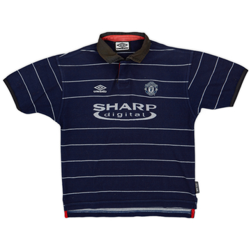 1999-00 Manchester United Away Shirt - 8/10 - (M.Boys)