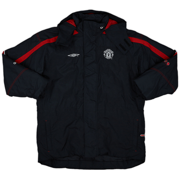 2000-01 Manchester United Umbro Padded Bench Coat - 8/10 - (S)