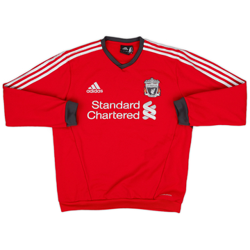 2011-12 Liverpool adidas Sweat Top - 9/10 - (M)