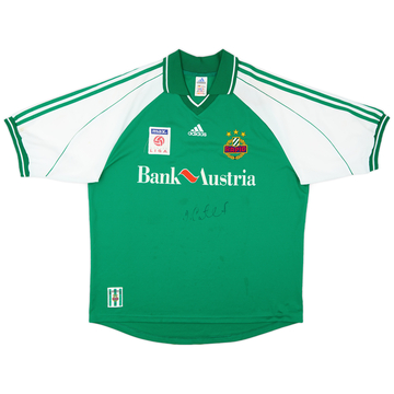 1999-00 Rapid Vienna Signed Home Shirt - 6/10 - (XL)
