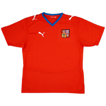 2008-09 Czech Republic Basic Home Shirt - 9/10 - (L)