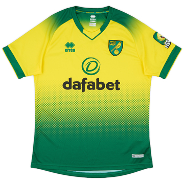 2019-20 Norwich Home Shirt - 9/10 - (L)