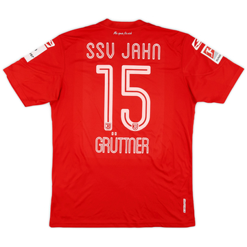 2018-19 Jahn Regensburg Match Issue Away Shirt Gruttner #15