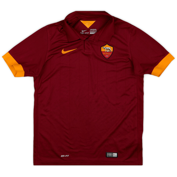 2014-15 Roma Home Shirt - 9/10 - (L.Boys)