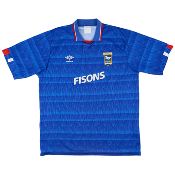 1989-92 Ipswich Home Shirt - 9/10 - (L)