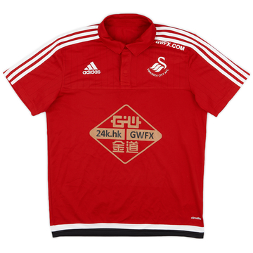2015-16 Swansea City Polo Shirt - 9/10 - (M)