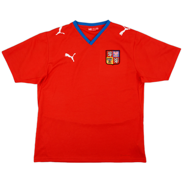 2008-09 Czech Republic Basic Home Shirt - 9/10 - (L)