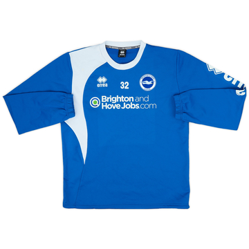 2012-13 Brighton Player Issue Errea Sweat Top #32 - 8/10 - (L)