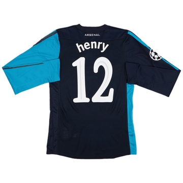 2011-12 Arsenal Player Issue Away L/S Shirt Henry #12 (M)