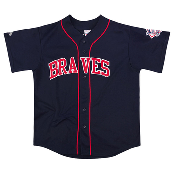 2000-07 Atlanta Braves A. Jones #25 Majestic Jersey (Alternate) XL