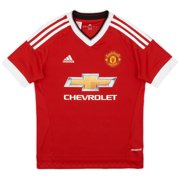 2015-16 Manchester United Home Shirt - 8/10 - (M.Boys)