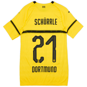 2018-19 Borussia Dortmund Player Issue European Home Shirt Schurrle #21 - 10/10 - (XL)