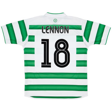 2003-04 Celtic Home Shirt Lennon #18 - 8/10 - (M)