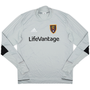2014-16 Real Salt Lake Staff Issue adidas Sweat Top KH - 10/10 - (L)