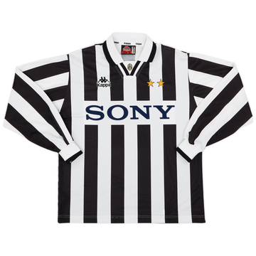1995-97 Juventus Home L/S Shirt - 8/10 - (S)