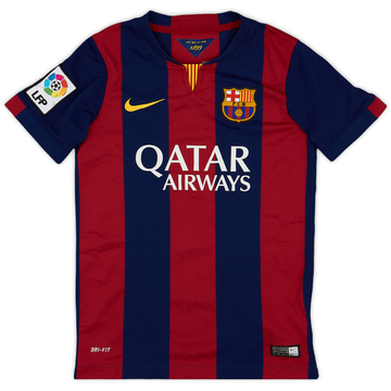 2014-15 Barcelona Home Shirt - 8/10 - (S.Boys)