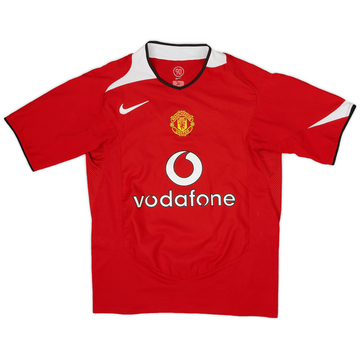 2004-06 Manchester United Home Shirt - 7/10 - (XL.Boys)