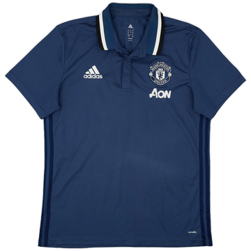 2016-17 Manchester United adidas Polo Shirt - 9/10 - (L)