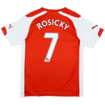 2014-15 Arsenal Home Shirt Rosicky #7 - 7/10 - (S)