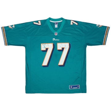 2012 Miami Dolphins Long #77 NFL Pro Line Home Jersey - 5/10 - (XXL)