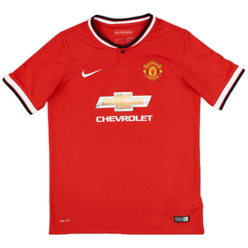 2014-15 Manchester United Home Shirt - 8/10 - (XL.Boys)