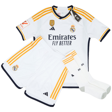 2023-24 Real Madrid Home Full Kit (L.Kids)